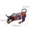 NORTHEUINS Resin Wall Street Bull Figurine Cattle OX Statue Market Miam Bull Home Feng Shui Art Official Desktop Decor Sculpture